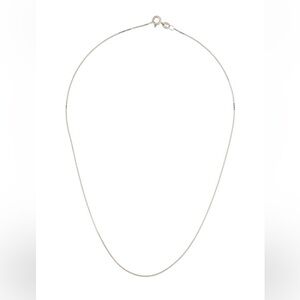 14K White Gold Chain Necklace